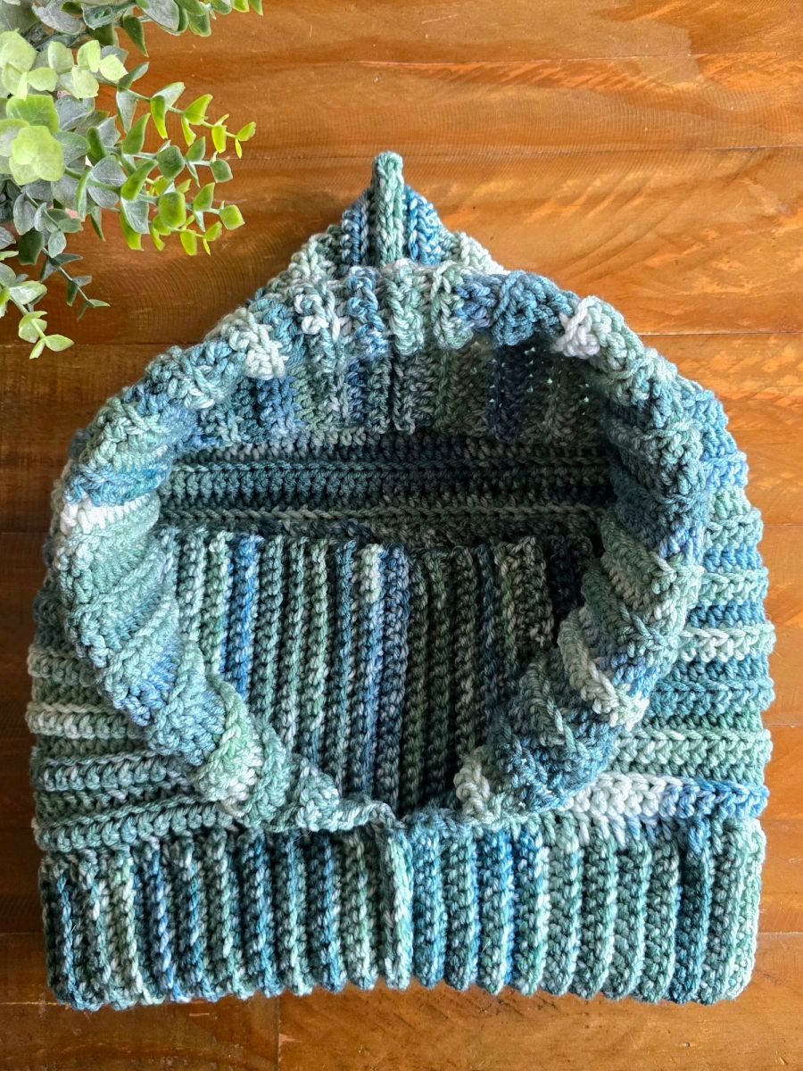 Mint Tea Hooded&nbsp;Cowl