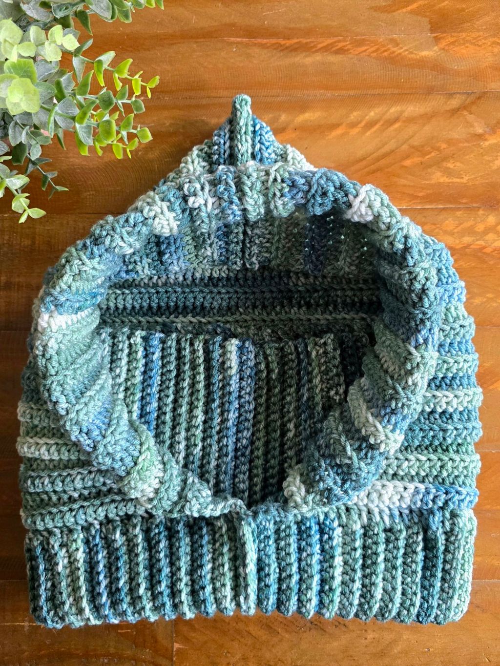 Mint Tea Hooded&nbsp;Cowl